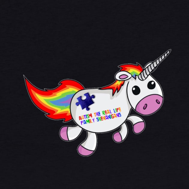 Autism The Real Life Family Shenanigans Spectrum Awareness Unicorn by AutismTheRealLifeFamilyShenanigans